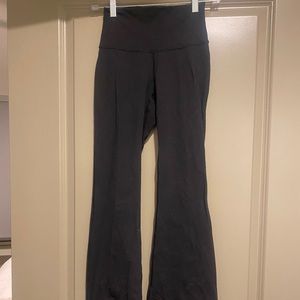 lululemon groove black flared leggings